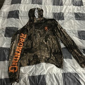 Browning Dri-Fit Hooded Longsleeve Tshirt